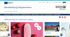 Desktop Screenshot of mecklenburg-vorpommern.de